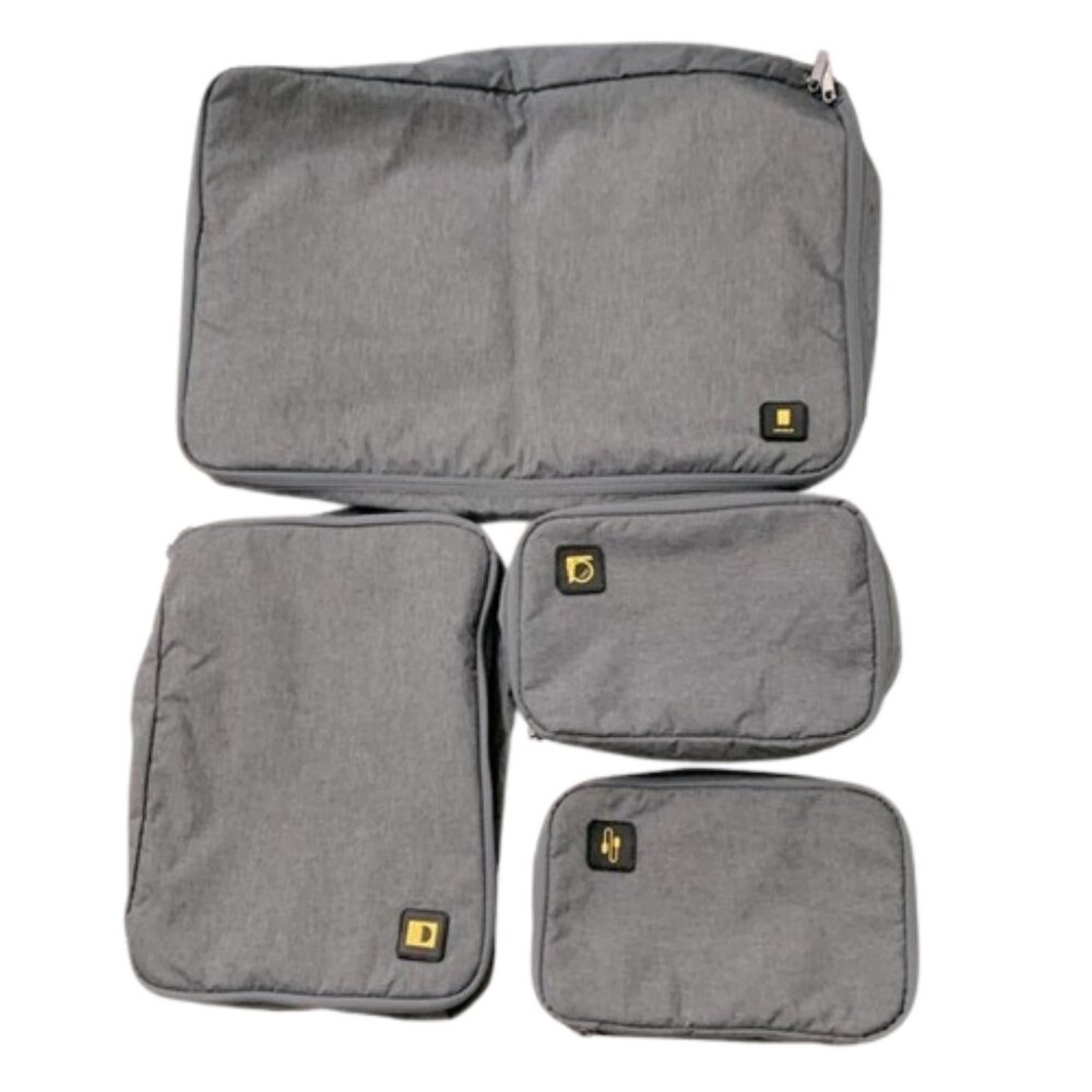 LEVEL8 4 Set Packing Cubes for Carry On Suitcase